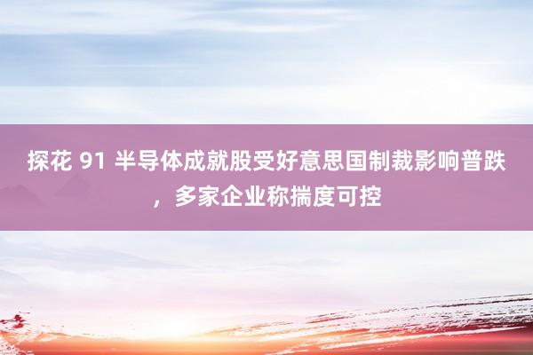 探花 91 半导体成就股受好意思国制裁影响普跌，多家企业称揣度可控