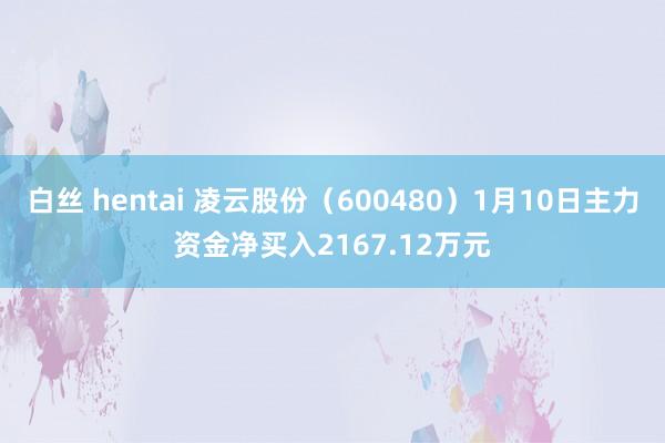 白丝 hentai 凌云股份（600480）1月10日主力资金净买入2167.12万元